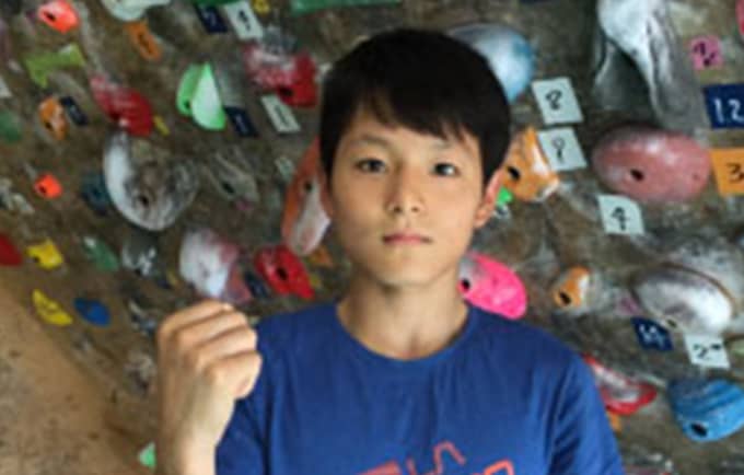 スポーツクライミング 田中修太 選手